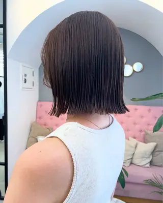 ミディアム 地毛風縮毛/ 巻ける縮毛/山下凌生のヘアスタイル