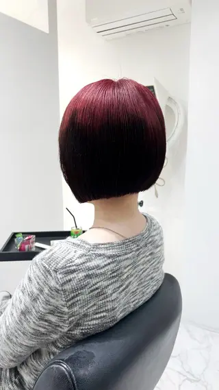ショート 🫧ワンホンヘア🫧 MACOのヘアスタイル