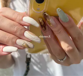 ロング ネイル be-cares beauty(豊川店のネイルデザイン