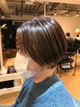 ショート kazuya 縮毛矯正髪質改善✨✨のヘアスタイル