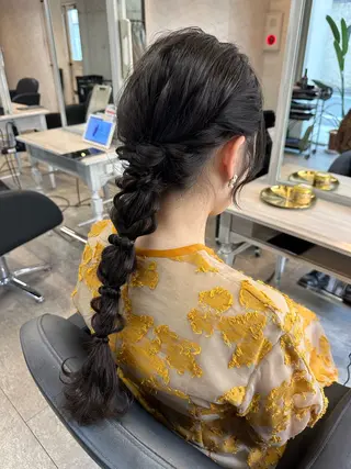ヘアアレンジ 女性に人気♪ はやしほのかのヘアスタイル