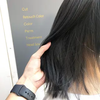 セミロング 細沼 葵のヘアスタイル