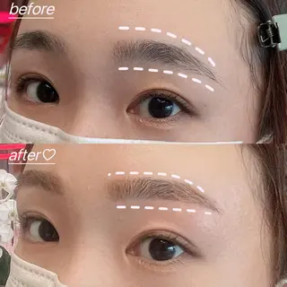 アイブロウ URARA 【lazo】のマツエク・マツパデザイン