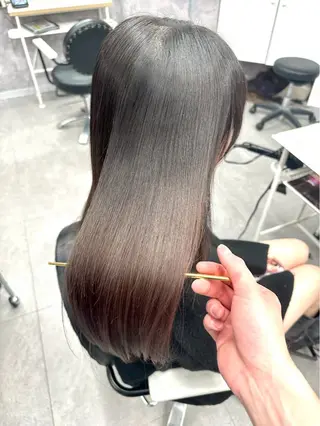 ロング メンズカット縮毛矯正 スパイラルShionのヘアスタイル