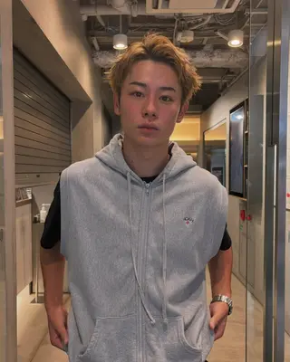 メンズ 内山 湧勝/ショート パーマ特化美容師のヘアスタイル