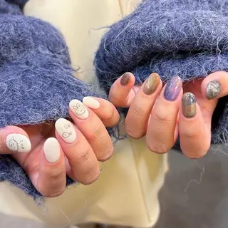 ネイル ネイル空間所属・ユキ @_yk_nail_のネイルデザイン