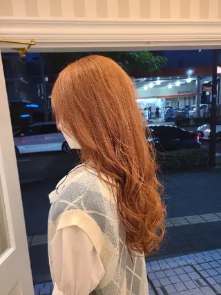 カラー GRITTERs 泉中央店所属・ロング/小顔レイヤー /カットモデル泉中央のヘアスタイル