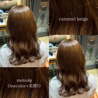 セミロング みゆ/カラー モデル募集中🎀🤍のヘアスタイル