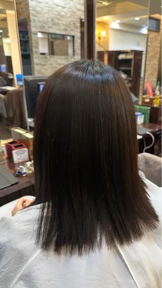 ロング 縮毛矯正&髪質改善/ きょうの🐺のヘアスタイル