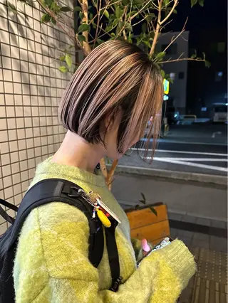 ショート カラー GIFT所属・橋本叶夢/ ショートヘア/パーマのヘアスタイル