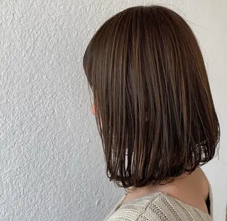 ミディアム カラー ヘアアレンジ glad hairのヘアスタイル