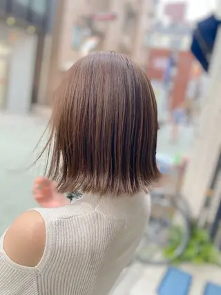 ミディアム 小島あゆ美/髪質改善 /縮毛矯正/ケラコラのヘアスタイル