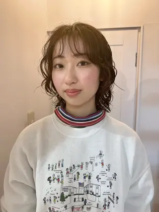 ショート パーマ nanaka/ レイヤーカットのヘアスタイル