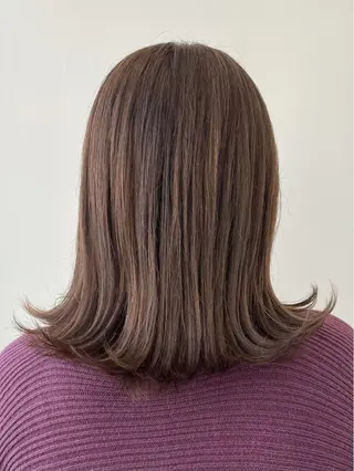 ミディアム カラー 🦄インナーカラー 🦄貫井彩花のヘアスタイル