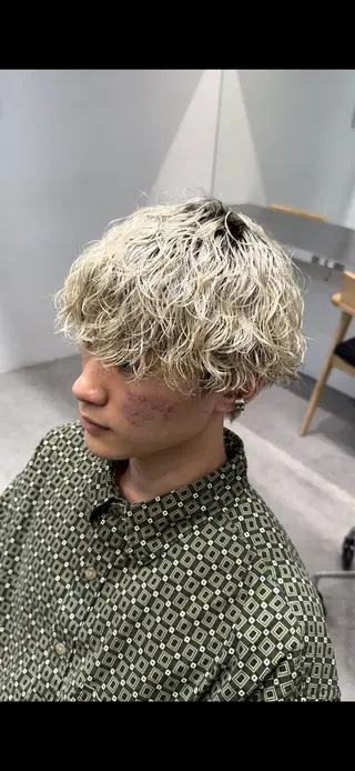 パーマ メンズ 当日予約⭕️ fifth渋谷太田のヘアスタイル