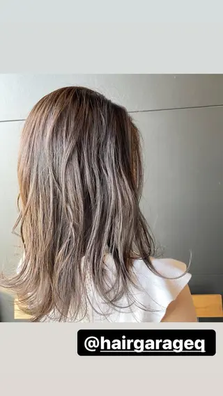 セミロング 松岡 昇のヘアスタイル