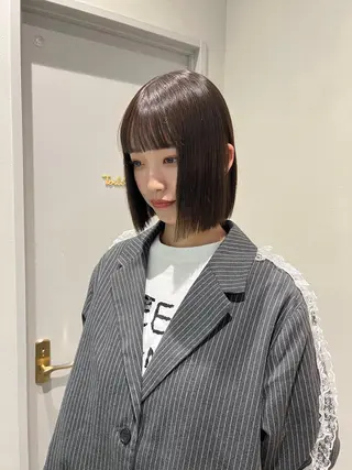 カラー GEM/ hinanaのヘアスタイル