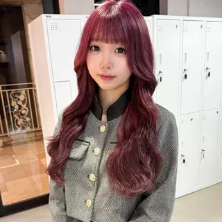 ロング カラー 暖色/ミルクティー /レイヤー/マリア♡のヘアスタイル