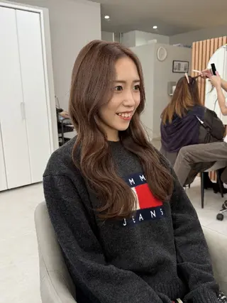 ロング カラー Cream HAIR&TREATMENT　クリーム　町田所属・Cream/クリーム 町田/髪質改善のヘアスタイル
