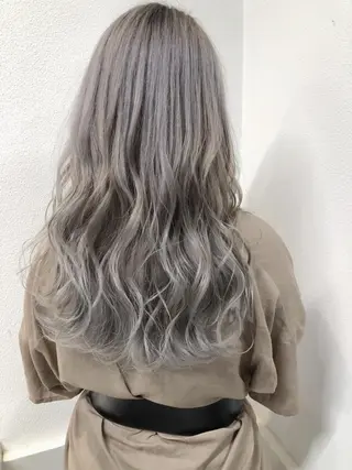 セミロング カラー ヘアアレンジ GiseL天神カラー 髪質改善/ブリーチのヘアスタイル