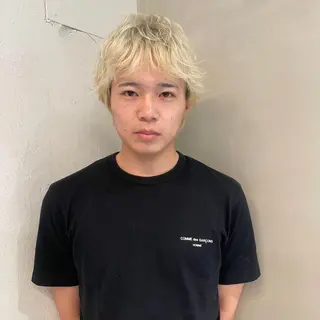 ショート カラー メンズ 花香竜太/エクステ /ハイトーンカラーのヘアスタイル