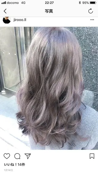 ロング 角床直哉 カラーカットNO 1のヘアスタイル