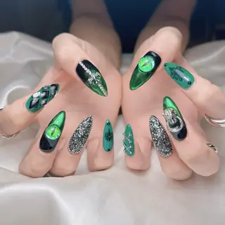 ネイル junna のぞいてねのネイルデザイン