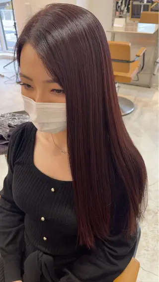 ロング カラー nameless miichiのヘアスタイル