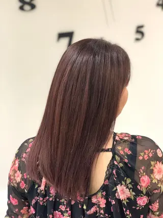 セミロング カラー 松吉 純平のヘアスタイル