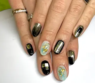 ショート メンズ ネイル METORO NAILのネイルデザイン