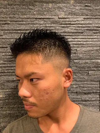 ショート メンズ 銀座 関のヘアスタイル