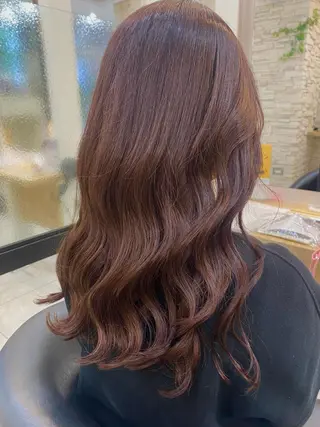 ロング カラー 韓国ヘア／艶カラー minamiのヘアスタイル
