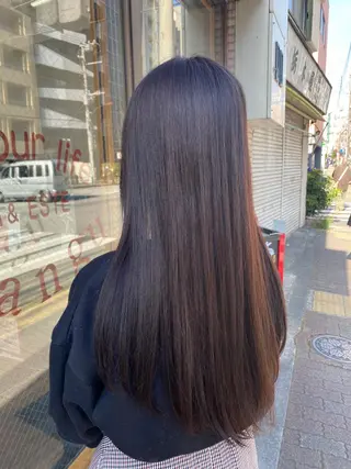 ロング カラー ️🫧押上️🫧はな 🫧うる艶パーマのヘアスタイル