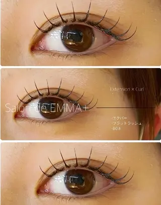 マツエク・マツパ EMMA plus．のマツエク・マツパデザイン