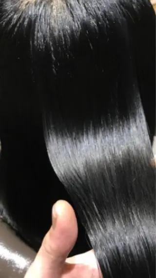 セミロング 縮毛矯正専門 美容師のヘアスタイル