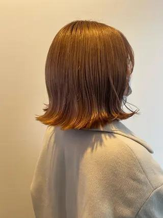 ミディアム カラー ハラダ リョウセイのヘアスタイル