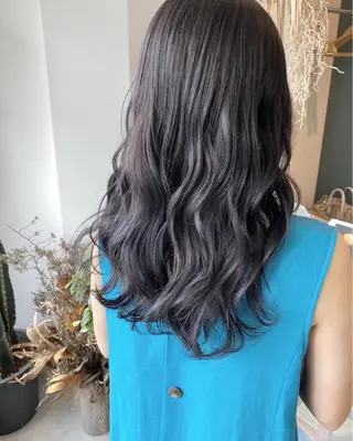 ロング カラー パーマ OVER→三軒茶屋 /縮毛矯正・髪質改善のヘアスタイル