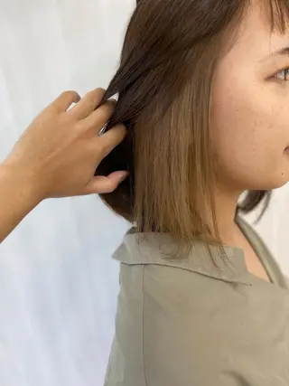 ミディアム カラー replica上大岡所属・松井 敬太郎のヘアスタイル