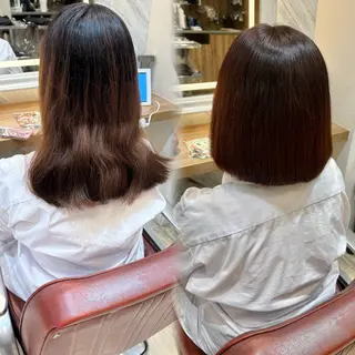 ミディアム 横浜🎶エクステ💟 ピンク🩷なつみ🎀のヘアスタイル