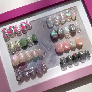 ショート ガレリアエレガンテ栄店所属・ガレリアエレガンテ栄 Minaのネイルデザイン