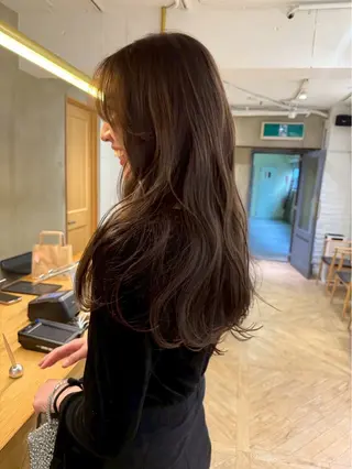 ロング カラー レイヤーカット/暖色 カラー/mao🎀のヘアスタイル