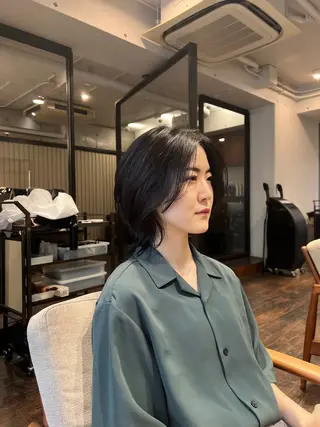 ミディアム NERO 松井 隆人のヘアスタイル