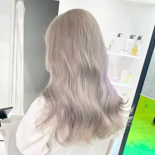 ロング カラー ハイトーン/韓国 レイヤー/るか🎀のヘアスタイル