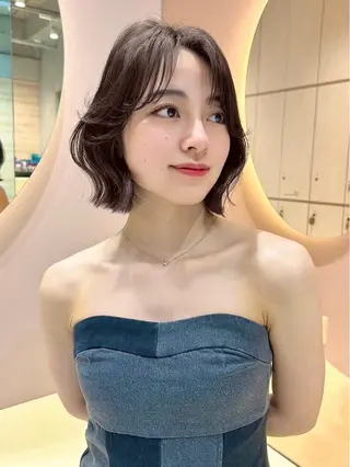 ミディアム カラー ショート特化/ 似合わせカット/高津のヘアスタイル