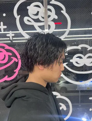 パーマ メンズ 來 和生のヘアスタイル