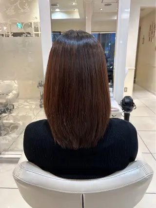 セミロング カラー 髪質改善🥂✨ Mioのヘアスタイル