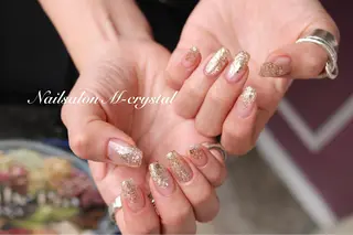 セミロング Nailsalon M-crystalのネイルデザイン
