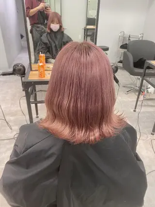 ミディアム カラー esu天満所属・esu 天満のヘアスタイル