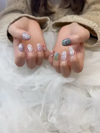 ネイル 新井 ひなののネイルデザイン