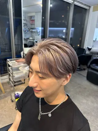 カラー メンズ fifth men's原宿所属・fifth/原宿/ シャドウパーマ/カズのヘアスタイル